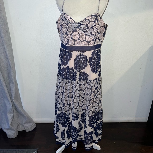 Eliza J Dress Pink & Blue 14W - Picture 1 of 5